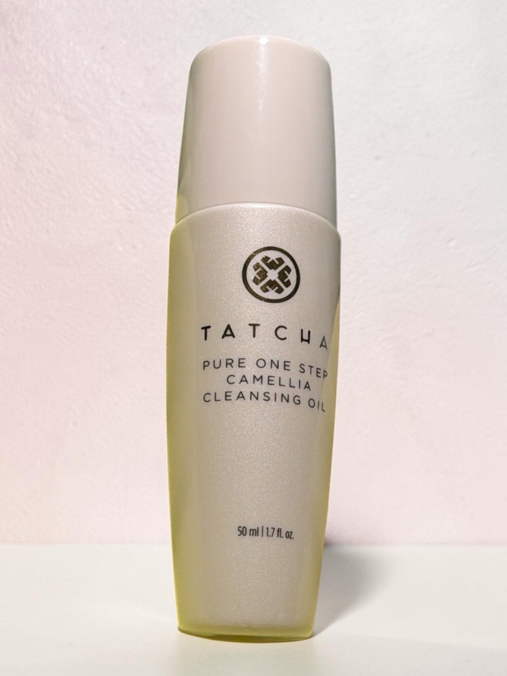 Tatcha Camellia Cleansing Oil - Pearl White Bottle